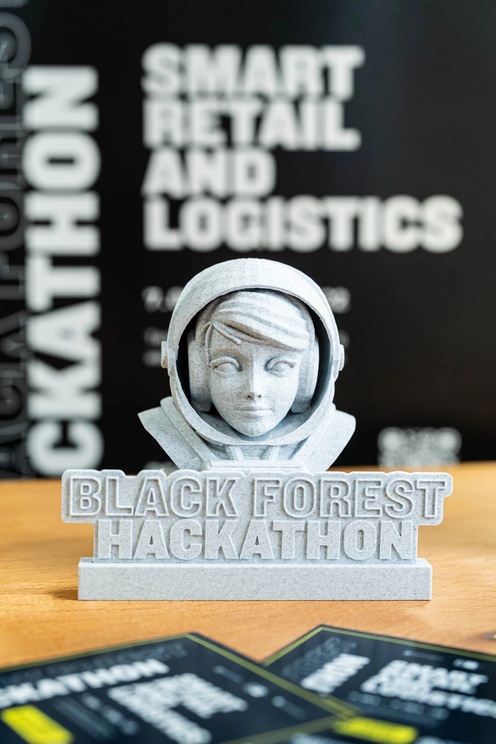Black Forest Hackathon - 3D Printed Astronaut statue